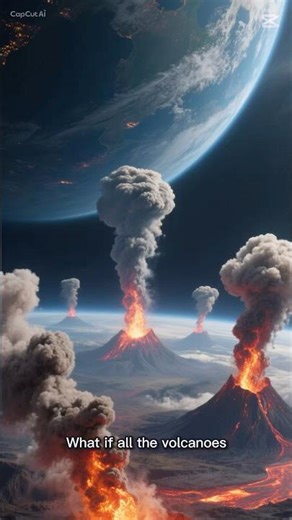 What if all the volcanoes on Earth erupted at once