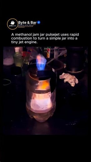 A Methanol Jam Jar Pulsejet Turns a Simple Jar into a Tiny Engine