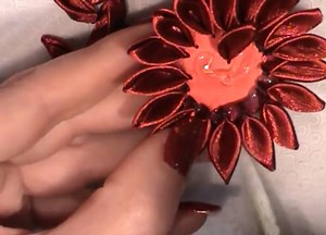 529K views · 1.5K reactions | Kanzashi Flowers Tutorial By: Annarella Gioielli | Clever Ideas | Facebook