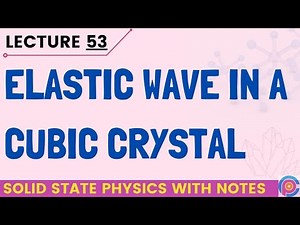 elastic wave in a cubic crystal