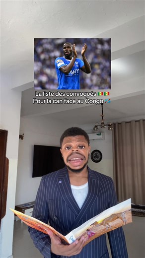 409K views · 13K reactions | Les joueurs sénégalais convoqués pour la can Maroc, senegal vs Rdcongo à la can 2025/2026 Maroc match en direct. #senegalaise_tik_tokpourtoichallenge #congotiktok | Lima Hugor Adam | Facebook