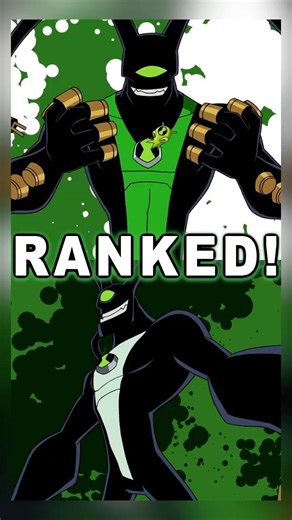 Feedback Transformations Ranked Worst to Best for Ben 10! #ben10 #ranked #fyp
