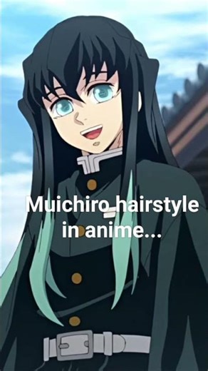 Muichiro in different hairstyle...💕💕 #demonslayer #music #muichiro