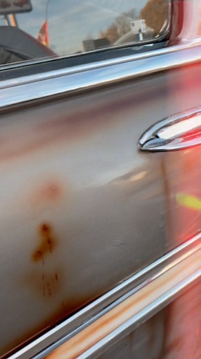 By Requests..airbrushed rust on the 56' before gloss clear @highlight Michael A Durda II Chasidy Lynn Ballack Atomic Dice Studio Arts #patina #airbrushrust #restomod #imonlyanartist | Bob J McElroy