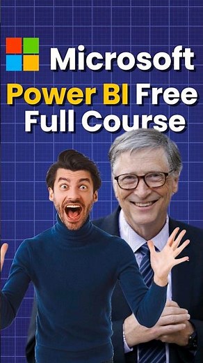 Power BI Free Full course by Microsoft 😍 #powerbitraining #datavisualization #freecourse #powerbi