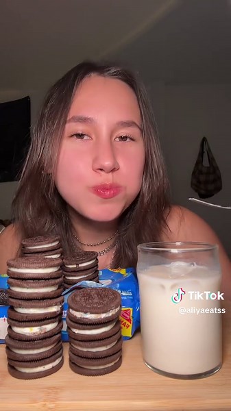 Birthday Mukbang with Oreos and Milk Delight