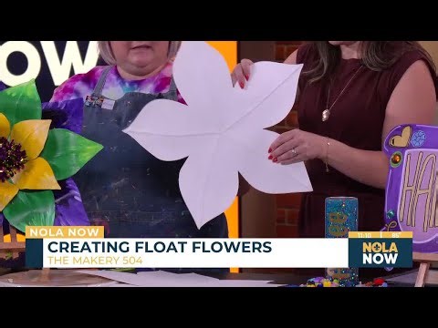 Creating float flowers with The Makery 504