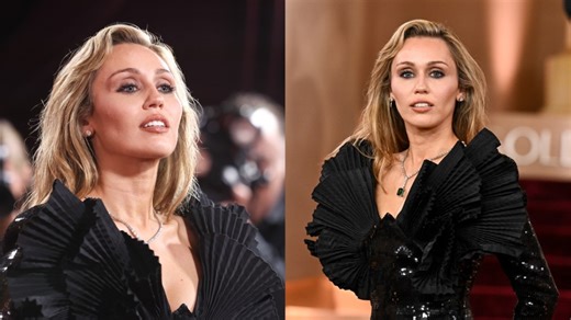 Miley Cyrus Goes Sleek in Saint Laurent