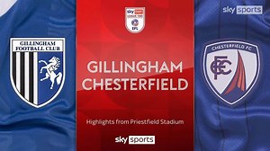 Gillingham 1-0 Chesterfield