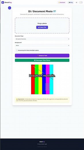 Make ID/Passport Photo Online (Free, No Studio)