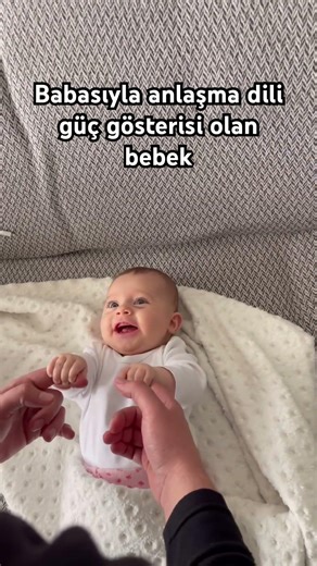 A baby whose language of communication with his father is a display of power. #funnycomments #baby