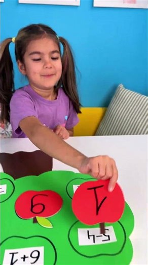 🎉 Apple Math Adventure! 🍏 Solve & Grow Your Tree! 🌳 #shorts #kidsfun