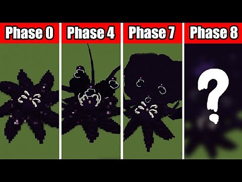 All Phases of explosions Wither Storm in minecraft!