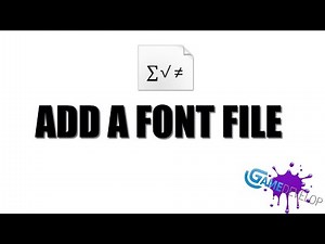 HOW TO ADD A FONT FILE TO YOUR GDEVELOP 5 TEXT