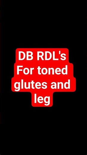 DB RDLs (Dumbbell Romanian Deadlifts) 🍑 Strengthen Legs & Glutes Fast! #exercise #gym #shortsfeed