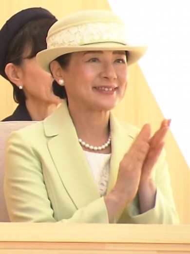 【雅子さま】 新緑に映えるライトグリーンの装い 天皇皇后両陛下1泊2日で愛媛県へ 「全国植樹祭」に出席 ホッキョクグマの「ピース」見学 #テレ朝NEWS #tiktokでニュース #雅子さま