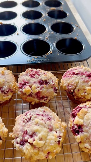 33K views · 463 reactions | RASPBERRY STREUSEL MUFFINS @smittenkitchen — I call these the best muffins I’ve ever made: hefty, moist, lemony, not too sweet, and absolutely tie-dyed with a constellation of raspberries inside. I hope you fall in love with them too. // Recipe on smittenkitchen.com or linked in comments | smitten kitchen | Facebook