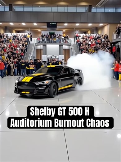 SHELBY GT500 H - Auditorium Burnout Smoke Show - 1:18 Scale Model generation