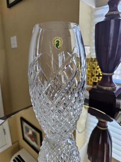Waterford Crystal Vase, 10" Tall - Etsy