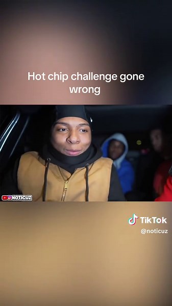 Hot chip challenge gone wrong #fyp #noticuz