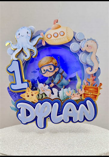 🌊✨ Hoy te muestro el paso a paso de este cake topper Fondo del Mar, diseñado con capas, texturas y tonalidades que aportan elegancia y armonía a cualquier celebración. Cada pieza es personalizada para que tu decoración tenga ese toque único que la distingue. ¿Necesitas algo similar para tu evento? Estoy lista para ayudarte 💙🐬 📲 Sígueme: @paperypartyusa #paperypartyusa #mindland #odessa #decorqcionconglobos #papeleriacreativa