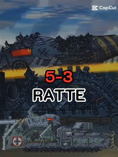 KV-44 VS RATTE #gerand #shorts #battle