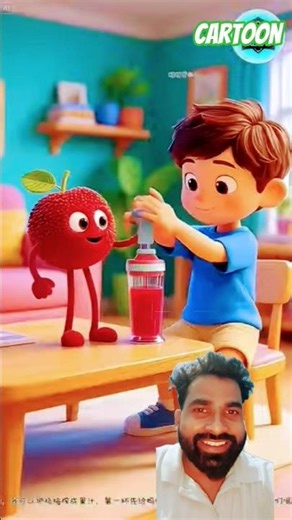 Chintu Ne Lichi 🍒🍒ka juice Banaya # #kidscartoon #animation# short monu Rangmanch09#👍