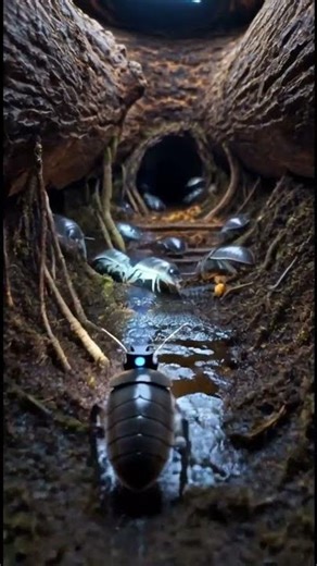 Micro Camera on a Pill Bug Reveals a Hidden Underground Colony | Realistic Insect POV Documentary #