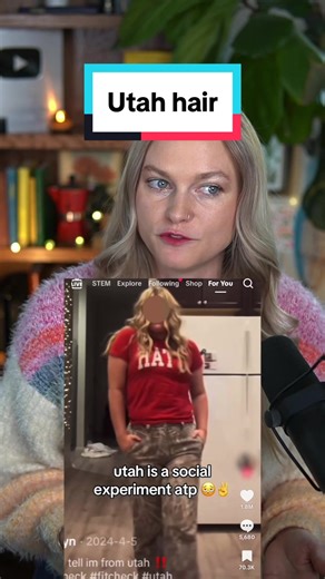 TikTok is losing it over Utah hair… #exmormon #lds #utah #utahcheck | mormon