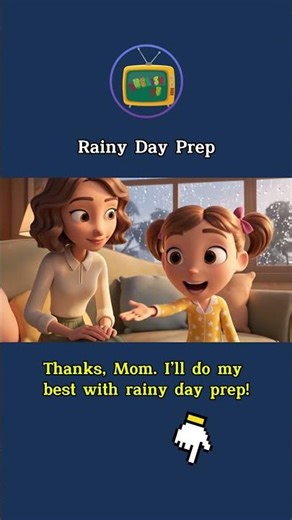Simple English Conversations for Beginners | Daily English Practice | Rainy Day Prep #learnenglish