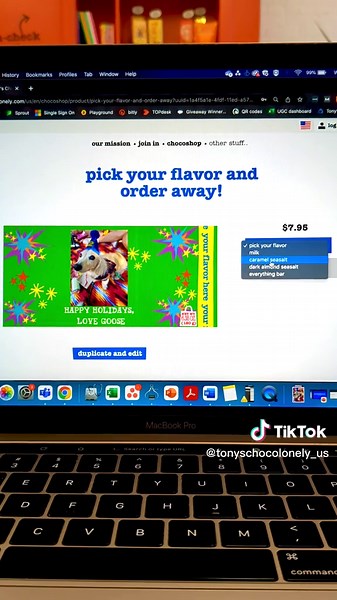 Customize Your Own Chocolate Holiday Bar with Tony's Chocolonely