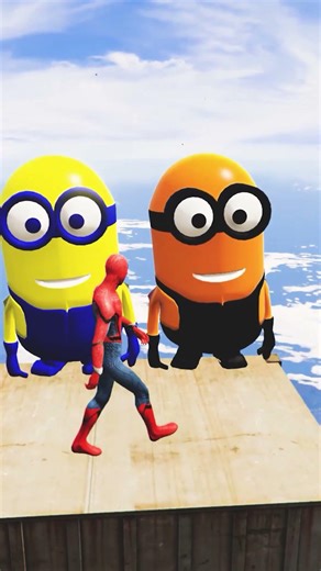 GTA 5 Epic Water Ragdolls Spiderman Jump/Fails Ep 45 #shorts