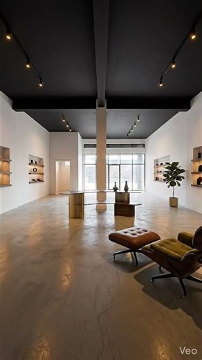 This Store Build-Out Is Too Clean 😳 | Minimal Luxury Showroom Reveal #asmr #ai #aishorts #timelapse