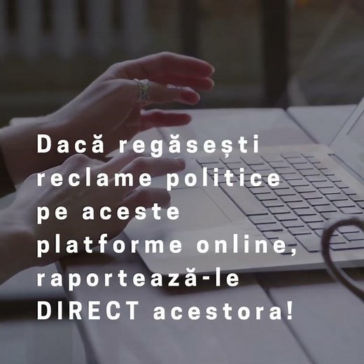 DSA: Unele platforme online foarte mari NU PERMIT publicitatea politică.