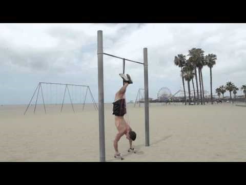 Assisted Handstand Pushups with Resistance Band