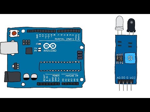 How to use IR sensor with Arduino |HINDI| The Coding Space|