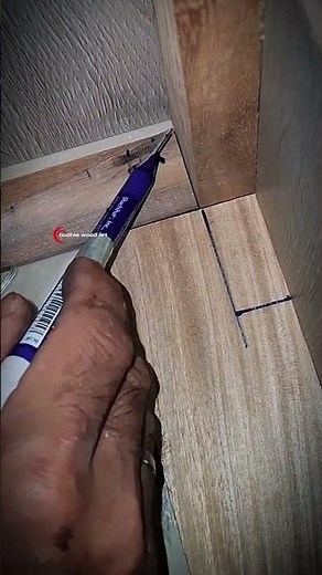 How to Mark a Perfect Miter Cut for Wood Trim (or Flooring) #wood