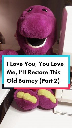 Restoring Barney and Baby Bop Stuffed Animals | Part 2
