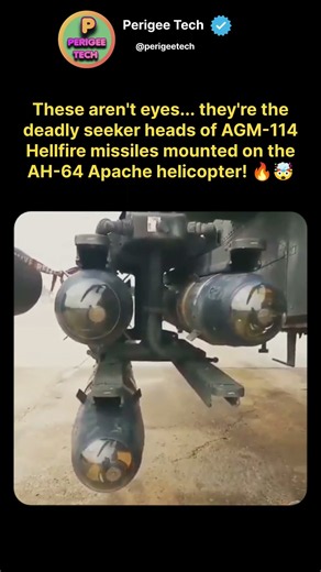 Why Does the Hellfire Missile Look Like It Has Eyes? 👀🚀