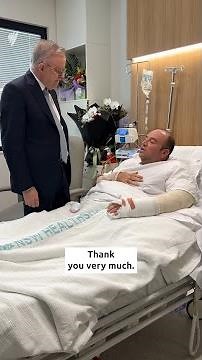 Bondi Beach shooting: Albanese visits Ahmed Al-Ahmed in hospital