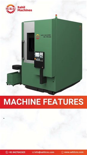 Suraj CNC VTM-400 | Compact Vertical Turn Mill with Turret and Live Tooling | Sahil Machines India