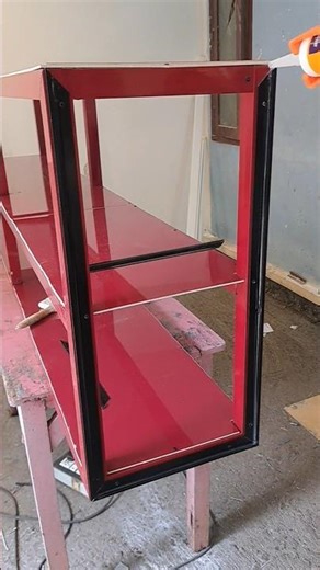 How to make aluminum kitchen cabinets #kitchenfurniture #kitcheninterior #home #aluminium #trending