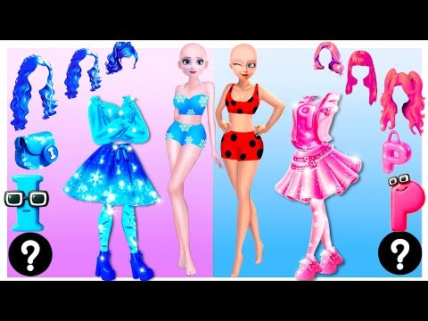 🔤 What if Elsa, Ladybug & Friends had Alphabet Fashion Style? | Style Wow