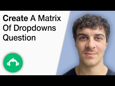 How To Create a Matrix of Dropdowns Question With Surveymonkey [2025 Full Guide]