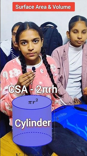 Surface Area and Volume all Formulas 🔥| Cylinder formulas #mensuration #ytshorts #shorts #fun