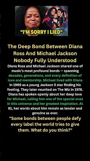 The Deep Bond Between Diana Ross And Michael Jackson Nobody Fully Understood