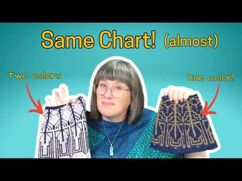 Can You Knit Stranded Colorwork Charts ONE Color at a Time?