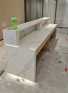 [Hot Item] Modern Artificial Marble Reception Table with Stylish Design