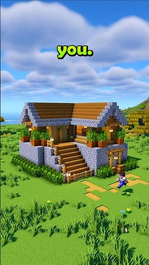 Minecraft Starter Survival House 🏡 #minecraftbuilding