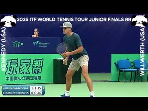 Full Match WILLWERTH vs KENNEDY ITF TENNIS TOUR JUNIOR Finals RR #tennis #juniortennis #highlights